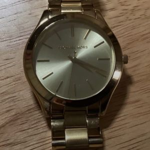 Michael Kors Slim Runway Gold-tone Stainless Steel Women’s Watch MK3179